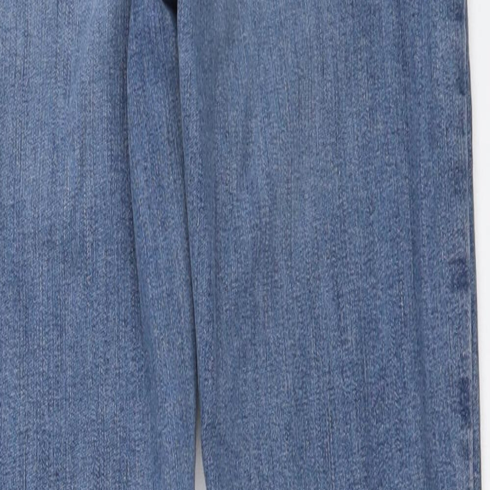 Topshop Womens Blue Denim Skinny Jeans Size 30 in L25 in