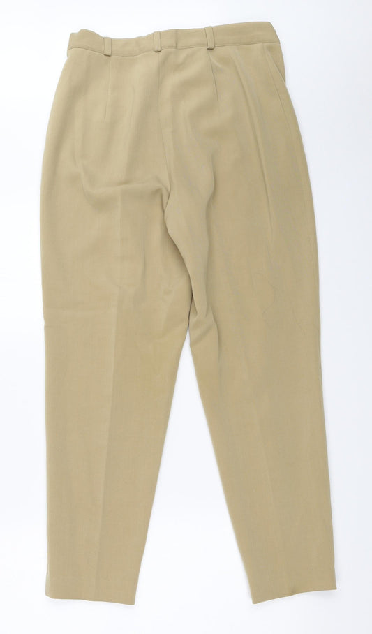 Gerry Weber Womens Beige Trousers Size 40 L27 in