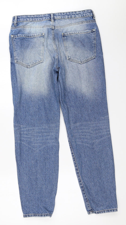 FOREVER 21 Womens Blue Straight Jeans Size 30 in L29 in