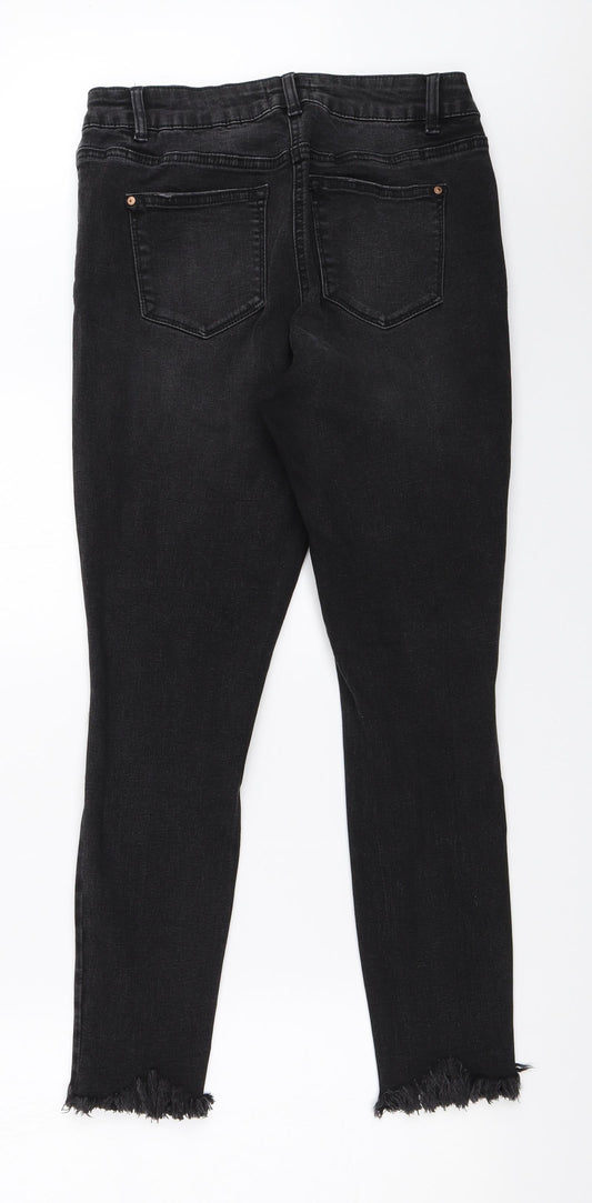 Matalan Womens Black Skinny Jeans Size 12 L26 in