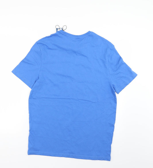Marks and Spencer Mens Blue T-Shirt Size S