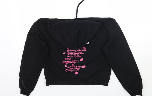 H&M Womens Black Pullover Hoodie Size S