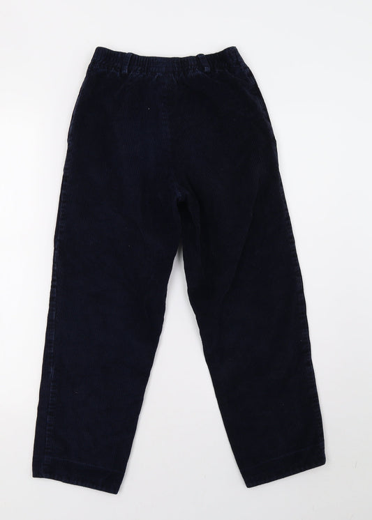 school colours Womens Blue Trousers Size 24 L24 in