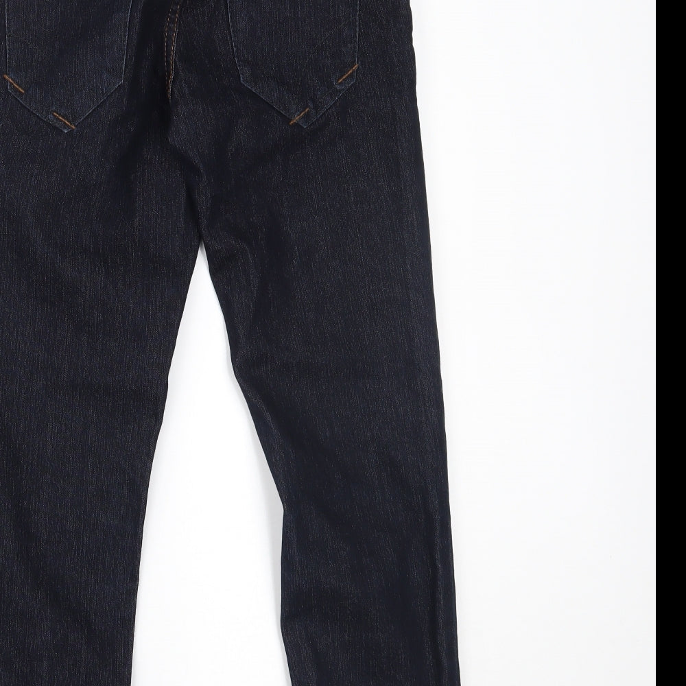 Topshop Womens Blue Denim Cropped Jeans Size 25 in L23 in