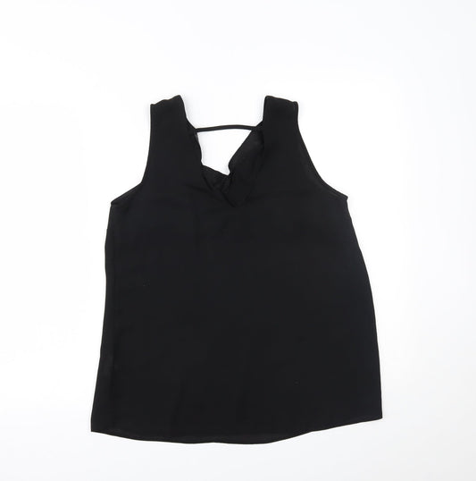 F&F Womens Black Basic Tank Size 8