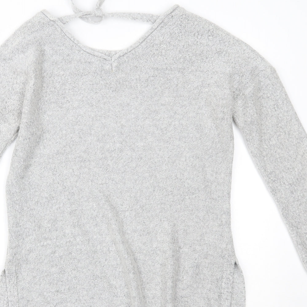 Womens UK Size S Peacocks Grey Pullover Jumper