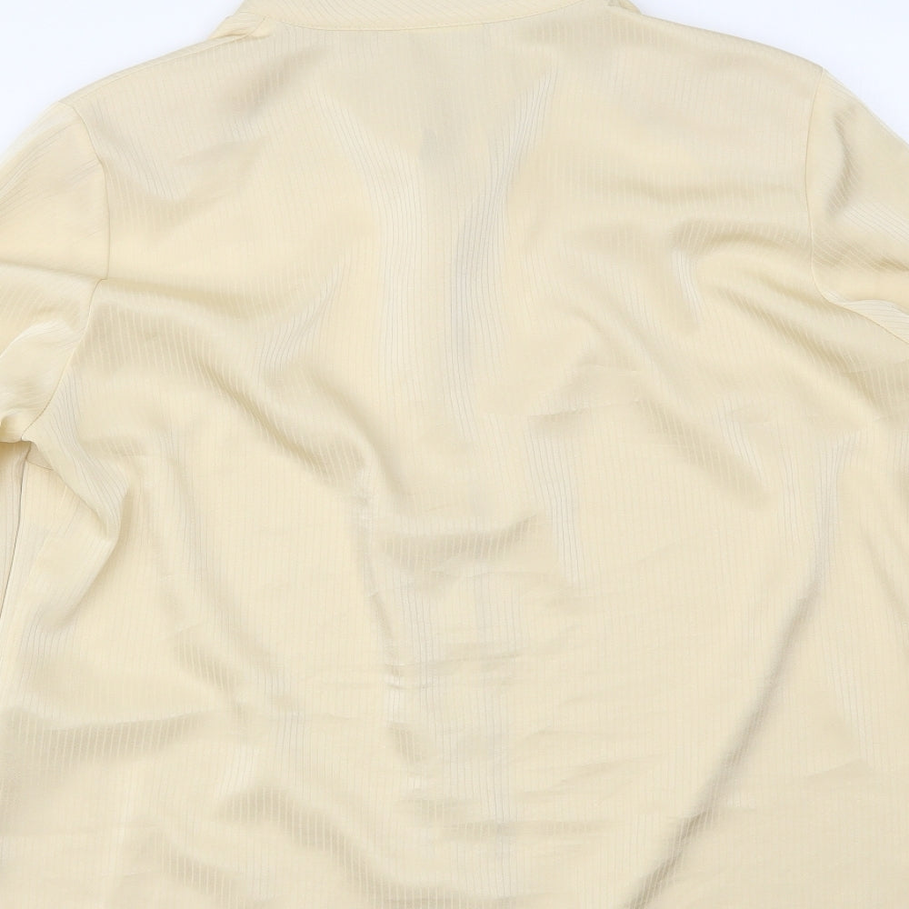Womens UK Size 18 Sommermann Gold Basic Button-Up