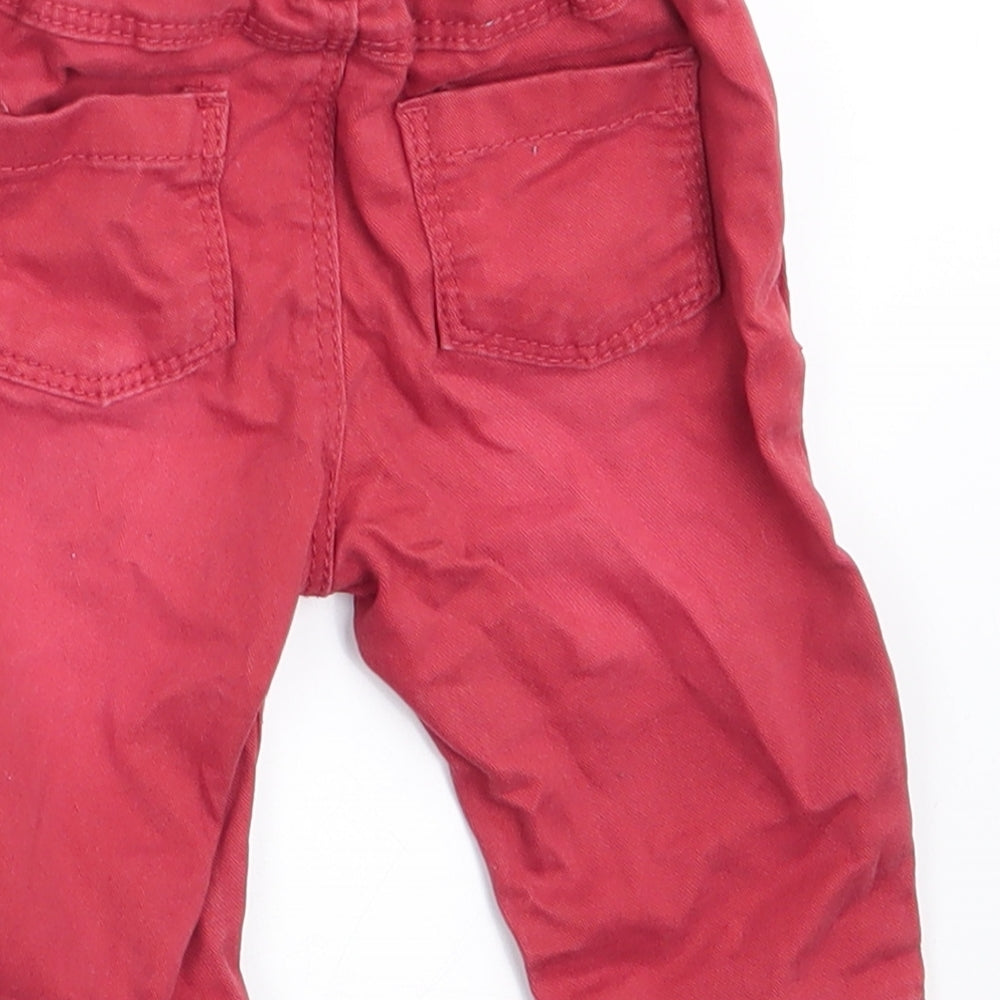 TU Boys Orange Cargo Jeans Size 0-3 Months