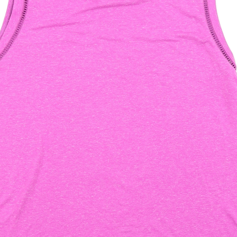 Womens UK Size 14 NEXT Pink Basic Tank