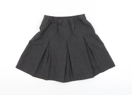 TU Girls Grey A-Line Skirt Size 5 Years - SCHOOL WEAR