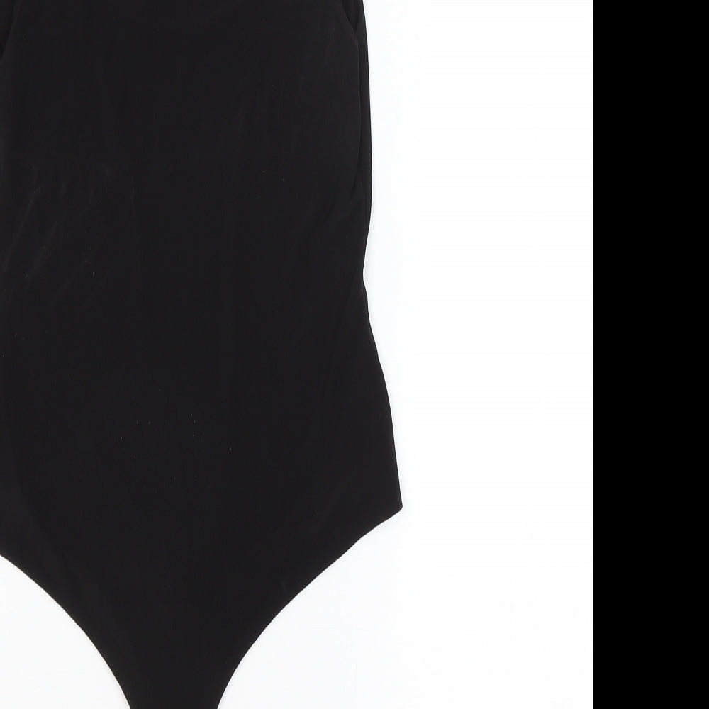 PRETTYLITTLETHING Womens Black Unitard One-Piece Size 8