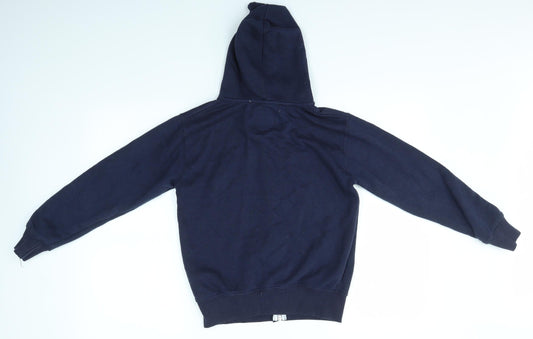 MALAIKA Girls Blue Full Zip Hoodie Size 13 Years