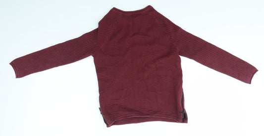 Primark Girls Purple Pullover Jumper Size 6-7 Years
