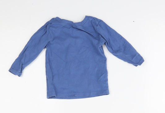 George Boys Blue Basic T-Shirt Size 6-9 Months - little bro