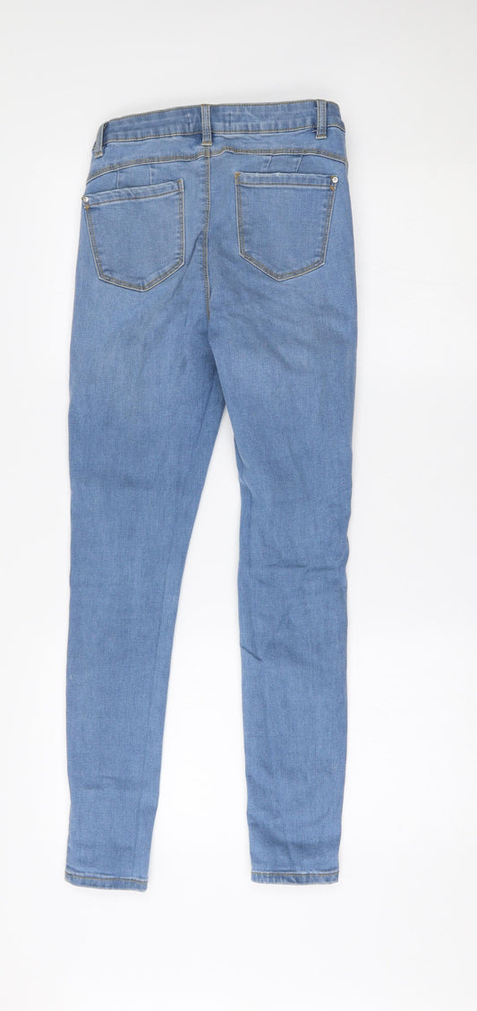 denim co Womens Blue Skinny Jeans Size 10 L27 in