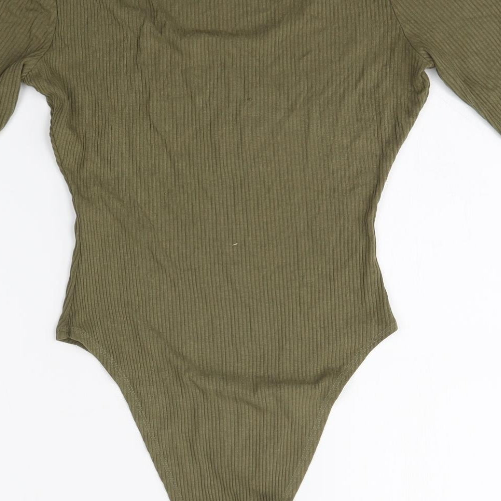 River Island Womens Green Bodysuit One-Piece Size 10