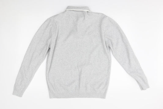 NEXT Mens Grey Pullover Jumper Size L