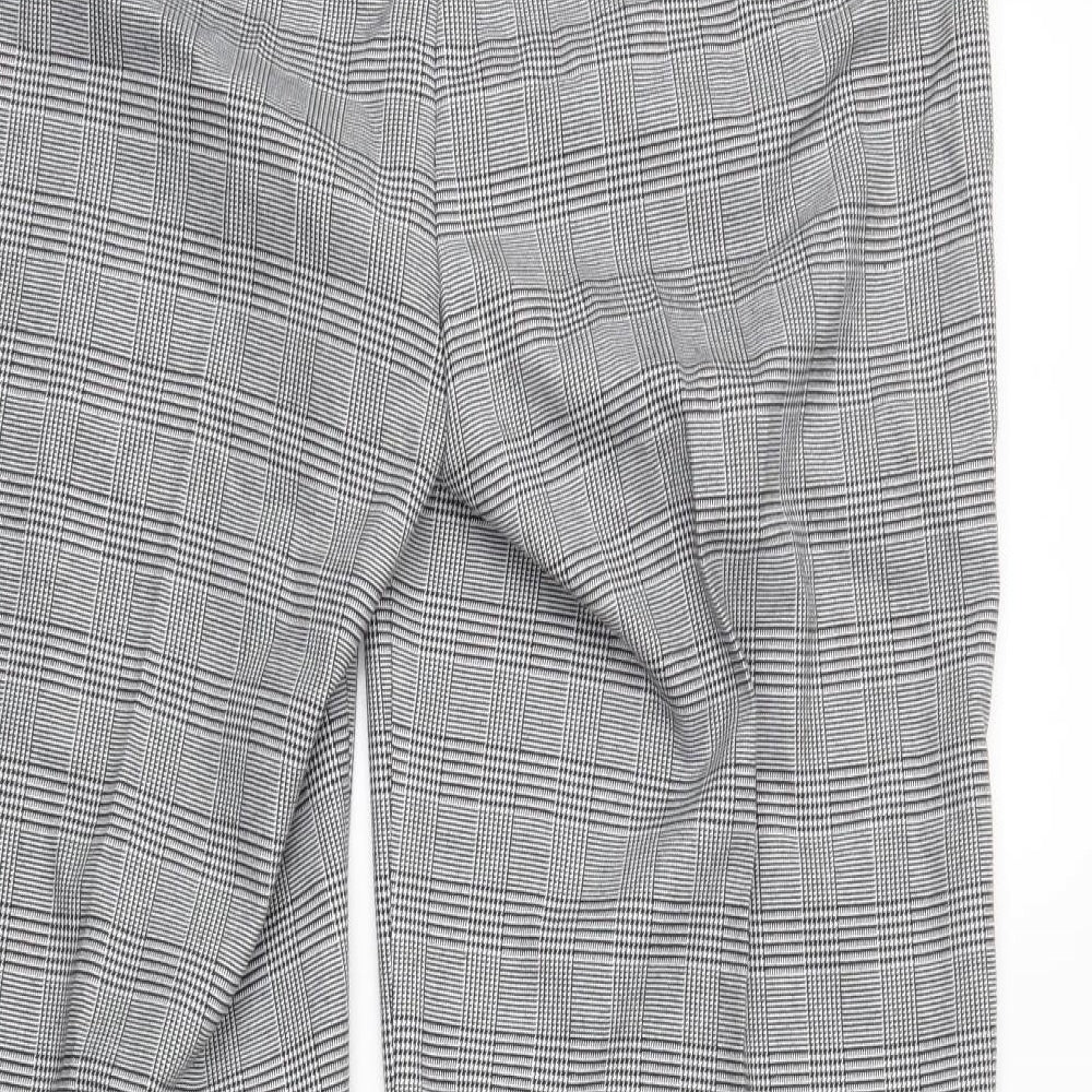 Womens UK Size 16 M&S Regular Fit Grey Trousers