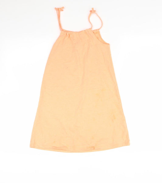 George Girls Orange A-Line Size 8-9 Years