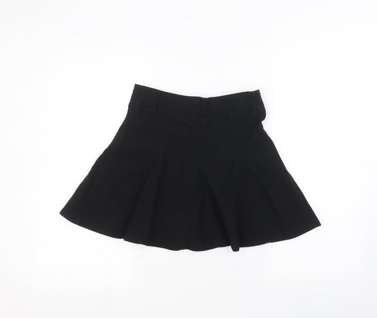 H&M Womens Black Flare Skirt Size 8