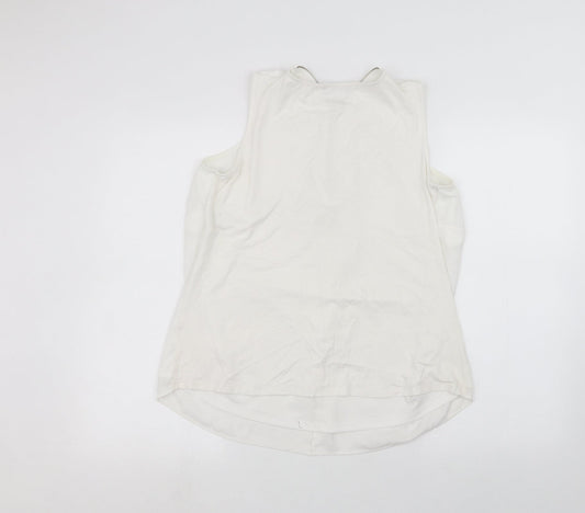 F&F Womens White Basic Blouse Size 14