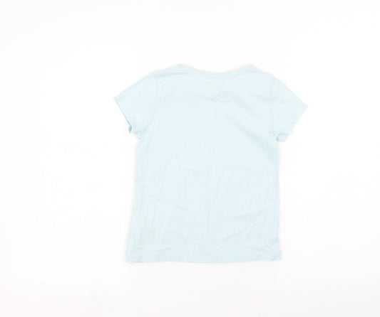 F&F Boys Blue Basic T-Shirt Size 6-7 Years