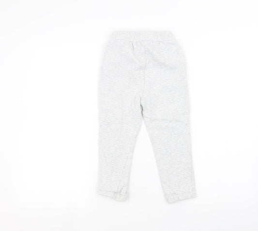 NEXT Girls White Sweatpants Trousers Size 5 Years