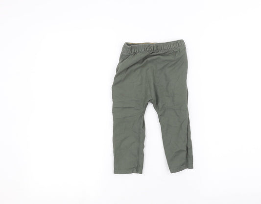 Nutmeg Baby Green Track Pants Trousers Size 9-12 Months