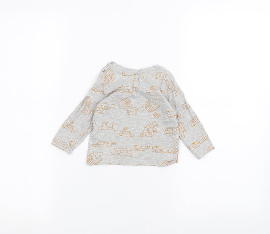 Primark Baby Grey Basic T-Shirt Size 6-9 Months