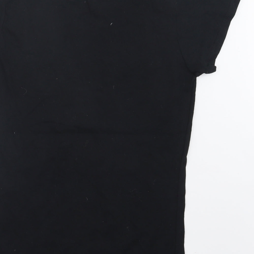 Gildan Womens Black Basic T-Shirt Size M