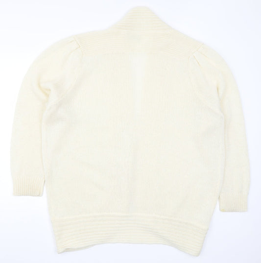 Classic Collections Womens Beige Knit Cardigan Jumper Size 20