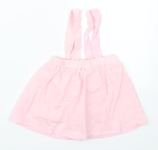 Pat Pat Girls Pink Skater Skirt Size 3-6 Months - Suspenders