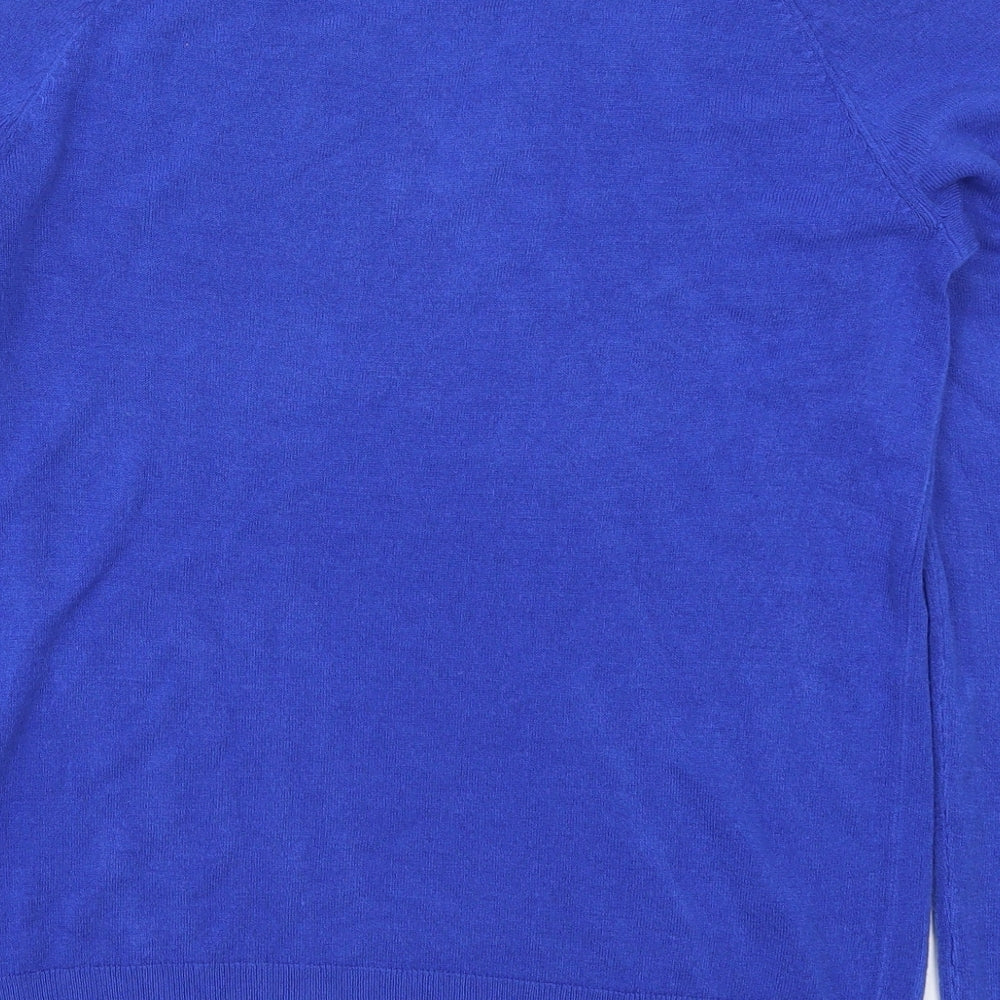 TU Womens Blue Knit Pullover Jumper Size 8