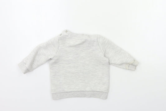 F&F Baby Grey Pullover Jumper Size 3-6 Months