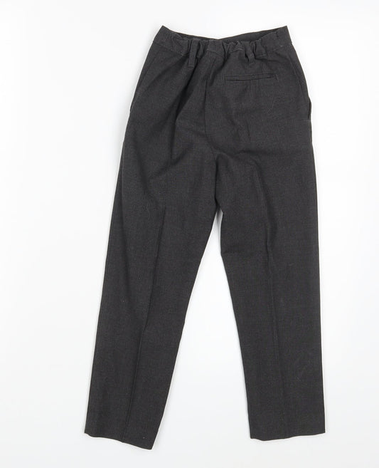 TU Girls Grey Dress Pants Trousers Size 6 Years - Waist 18in; Inside leg 18in
