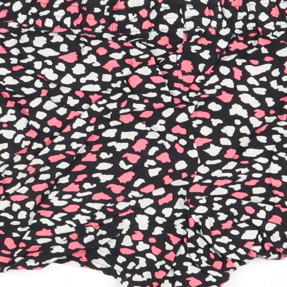 Papaya Womens Multicoloured Geometric Hot Pants Shorts Size 10 - Stretch waistband