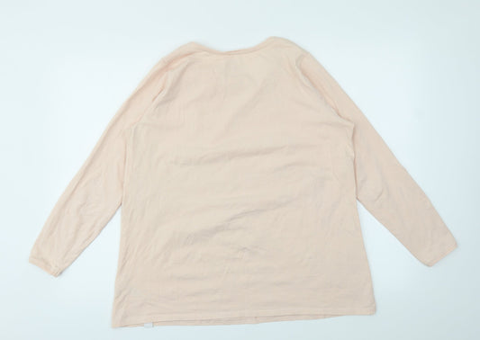 PRIMARK Womens Pink Basic T-Shirt Size S