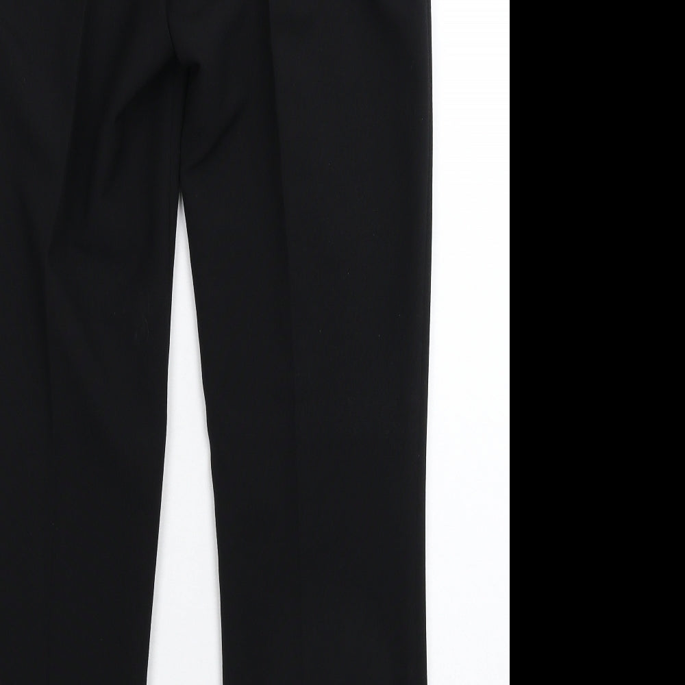 Womens UK Size 8 Debenhams Slim Fit Dress Pants Black Trousers