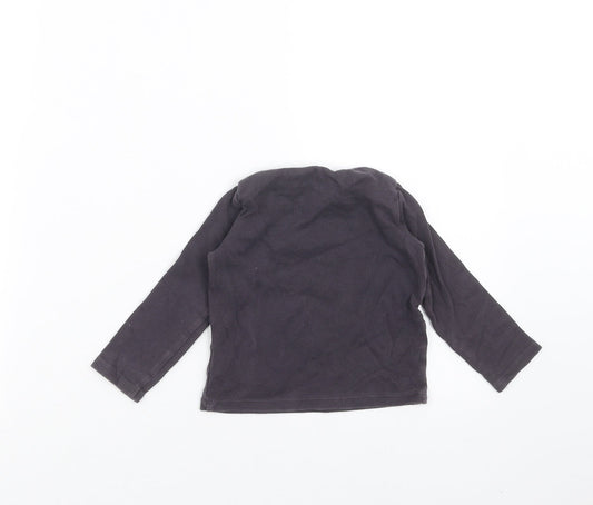 F&F Girls Grey Basic T-Shirt Size 12-18 Months - i love daddy