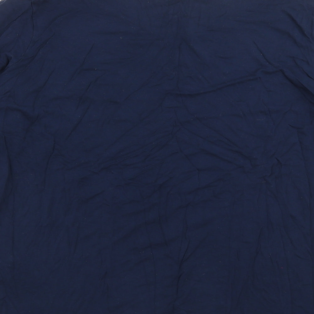 Womens UK Size L NEXT Blue Basic T-Shirt