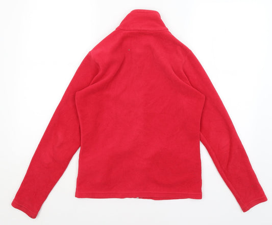 Womens UK Size 10 M&S Pink Full Zip Jumper