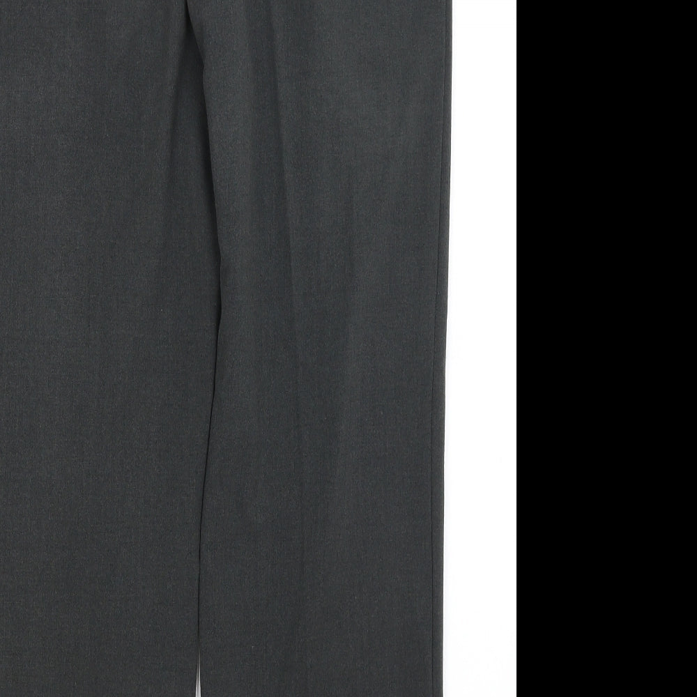 Autonomy Womens Grey Trousers Size 12 L27.5 in
