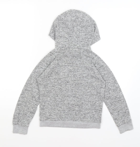 Miss E-vie Girls Grey Pullover Hoodie Size 9-10 Years