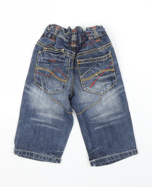 NEXT Boys Blue Denim Capri Jeans Size 9-12 Months