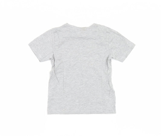 Matalan Boys Grey Basic T-Shirt Size 5 Years