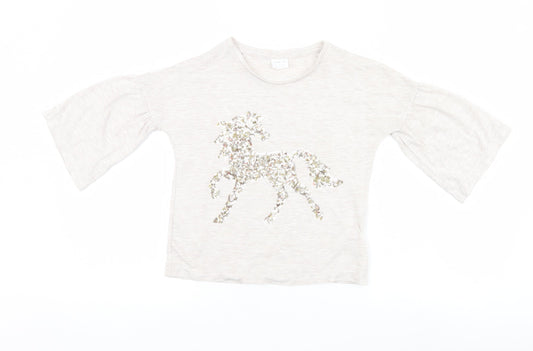 F&F Girls Grey Basic Casual Size 9-10 Years