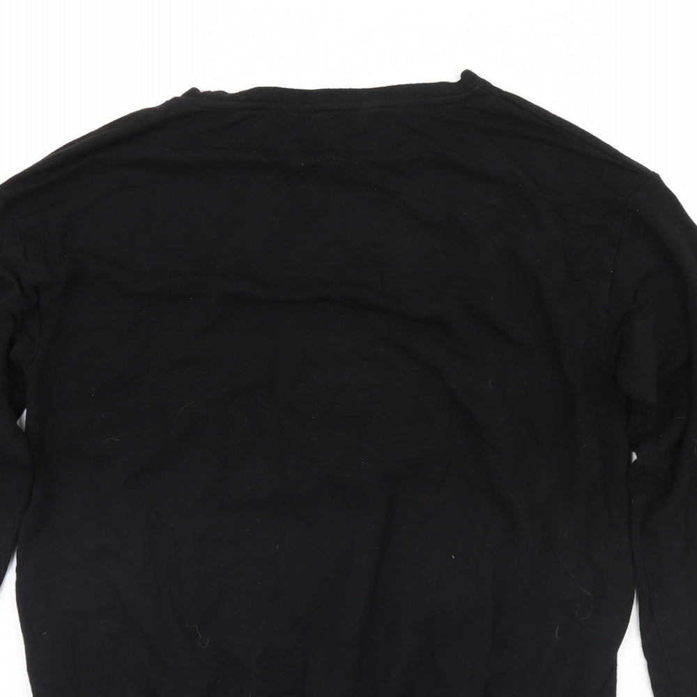 F&F Womens Black Pullover Jumper Size 8