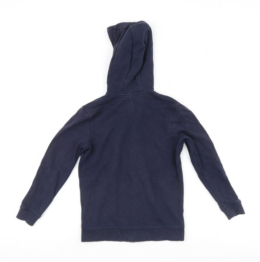 Marks and Spencer Boys Blue Full Zip Hoodie Size 8-9 Years