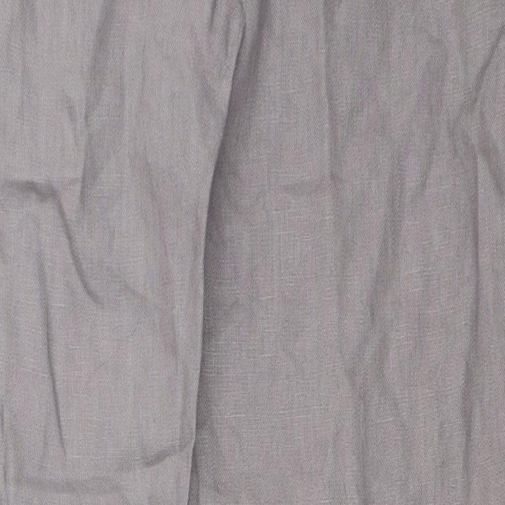Womens UK Size 30 in Preworn Regular Fit Grey Trousers