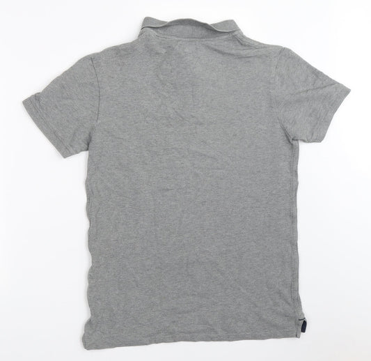 Jack Wills Mens Grey Polo Size XS